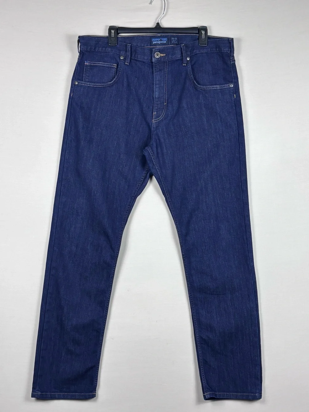 Patagonia Iron Clad Straight Stretch Jeans Men’s 38x32 Dark Wash Organic